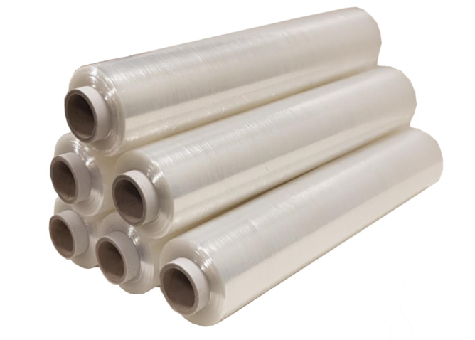 CLEAR FLUSH CORE HAND STRETCH FILM