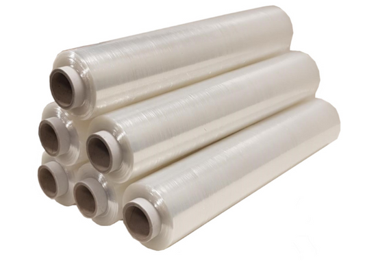 CLEAR FLUSH CORE HAND STRETCH FILM